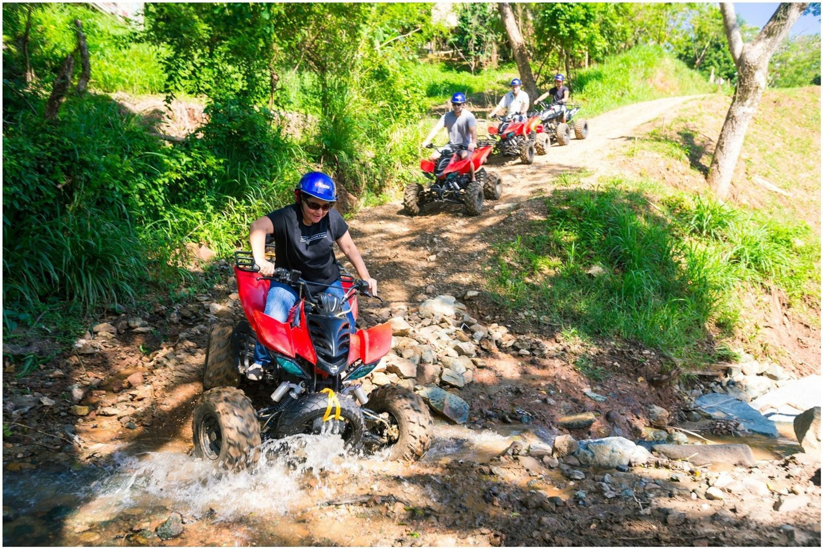 Roatan ATV Buggy Jungle Adventure, Sloth Encounter & Brady's Cay Beach Break